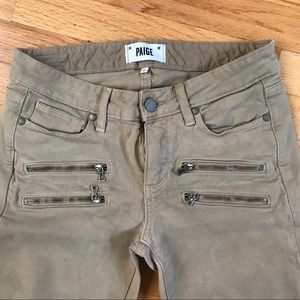 Paige Denim Tan Edgemont Jeans Size: 27
